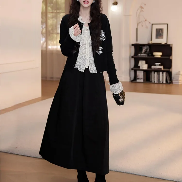 2026新款秋季韩系休闲简约基础百搭洋气时尚上衣设计感针织衫