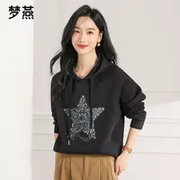 梦燕春秋女时尚百搭气质大方宽松休闲舒适简约显瘦上衣AC19B5001