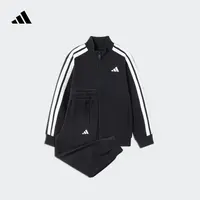 adidas阿迪达斯官方大童双旦礼遇秋冬三条纹运动长袖套装 KC8475