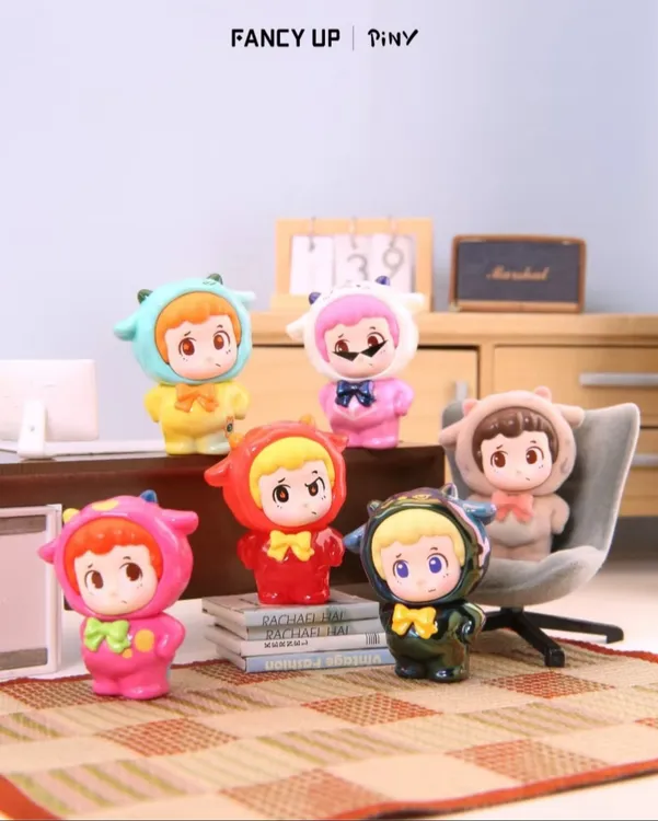 【拆盒】Piny我想我职是一只羊系列潮玩玩具盲盒手办摆件