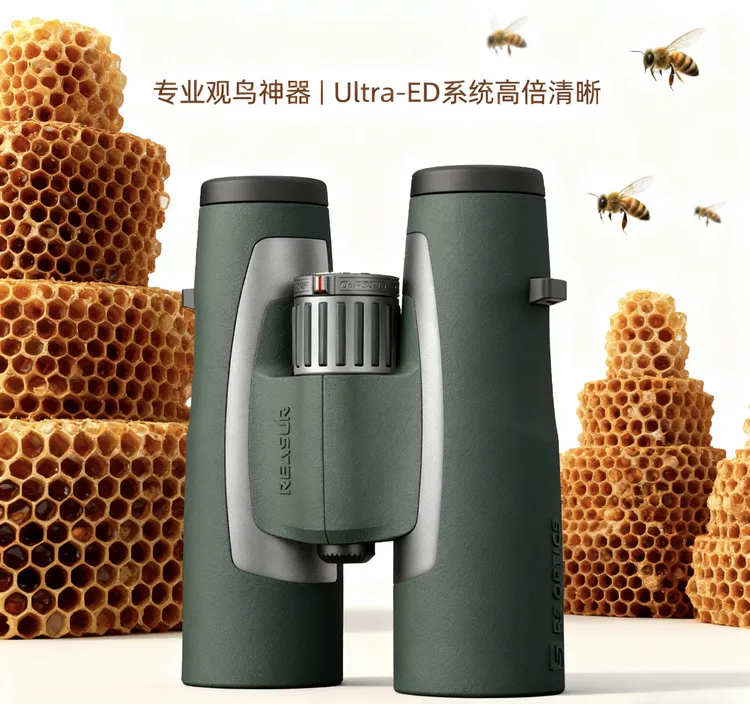 阅森守护者ED镜平场超清晰专业级找蜜蜂马蜂望远镜微光夜视防水