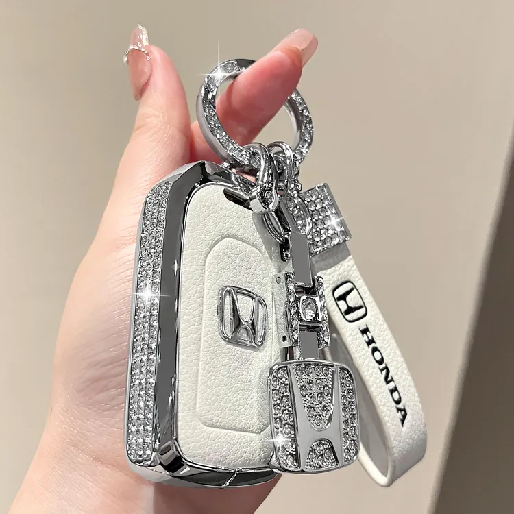 本田思域钥匙套十代雅阁飞度英仕派XRV冠道凌派享域URV车真皮扣女