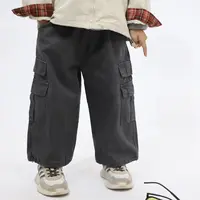 儿童韩版精品工装裤