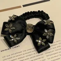 【小魏总珠宝】花朵切割蝴蝶结发圈