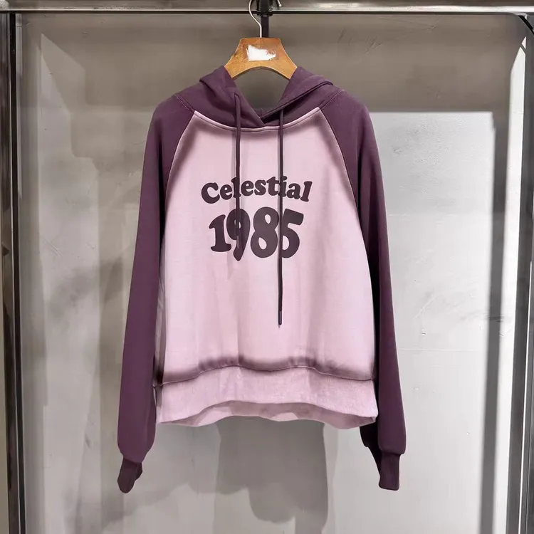 麦寻浅薰衣草短款卫衣WYSXQ001