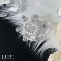 【冰晶雪花】歪歪高定国华手工钻磁吸支架适用于安卓苹果磁吸壳