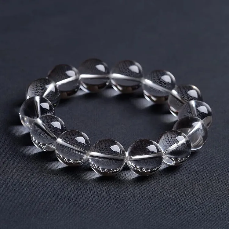 水晶手链 喜马拉雅双A净水级别白水手串