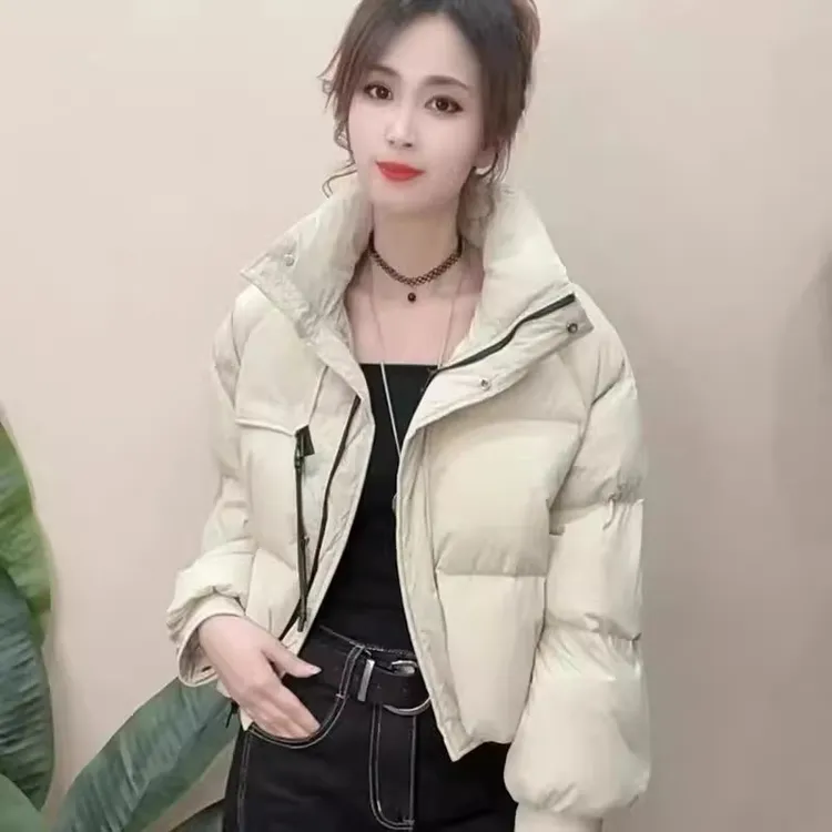 2025冬新款羽绒服外套女韩版时尚小个子休闲时尚短款面包服潮