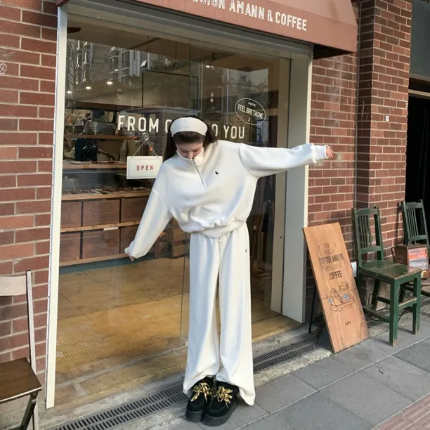 【遛街小马套装】懒人运动又A又飒套装（卫衣+卫裤）