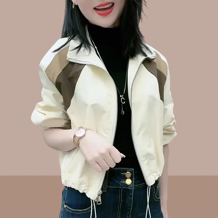 高档短款外套女款春秋季2025新款爆款小个子洋气休闲百搭开衫上衣