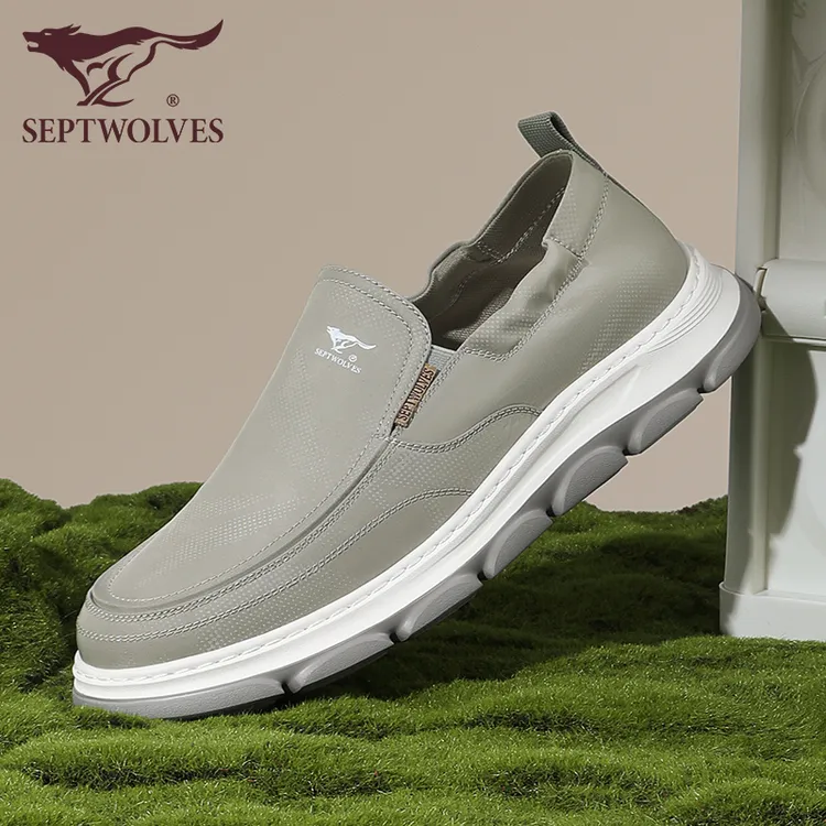 七匹狼男鞋老北京布鞋男款2025秋季新款一脚蹬软底男士休闲帆布鞋