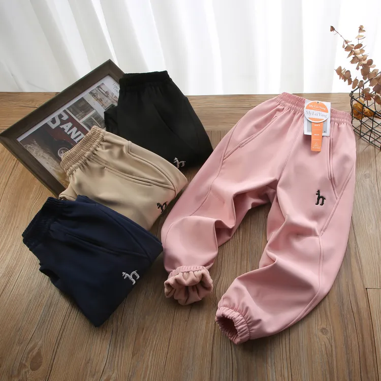 25秋冬新款中大童软壳裤童裤-LY25609