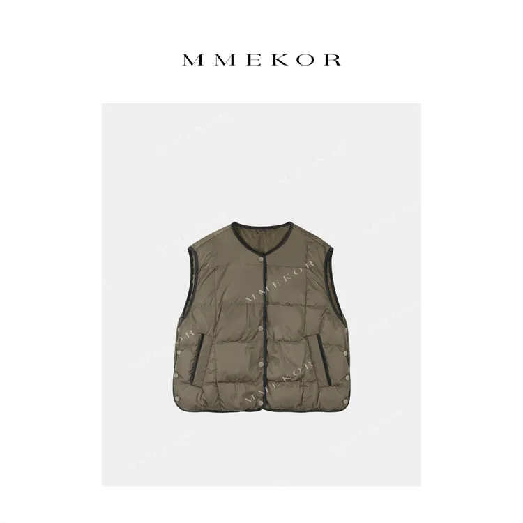 MMEKOR “王冠马甲” 2025新款秋款智性通勤个性上衣 30283