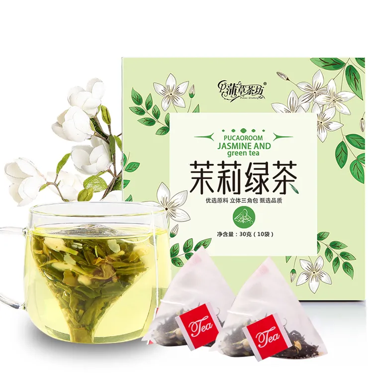 茉莉绿茶三角袋泡茶包可冷泡适合夏季饮用女生办公室元气花茶