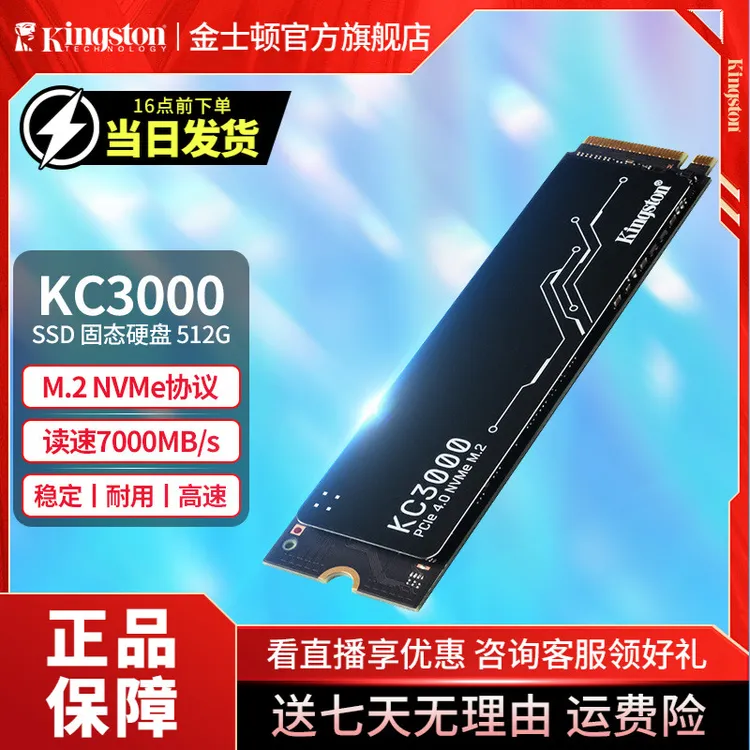 Kingston/金士顿高速游戏固态硬盘M2支持PS5电脑笔记本台式机