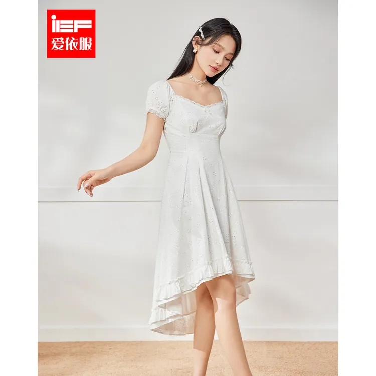 IEF/爱依服2025夏季新款气质浪漫约会度假穿搭温柔时尚女连衣中裙