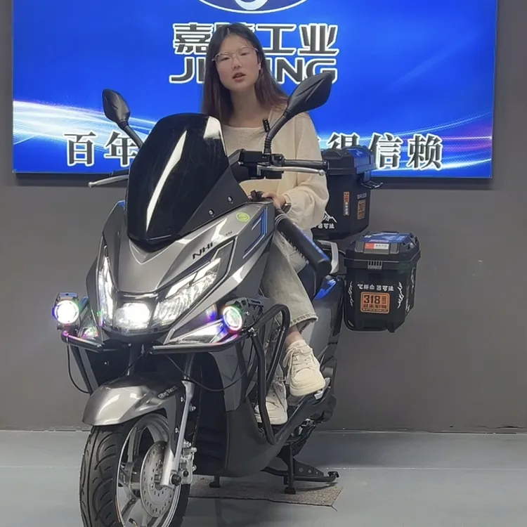 嘉鹏重庆嘉陵嘉鹏NHR125国四电喷可上牌踏板摩托车燃油代步车整车