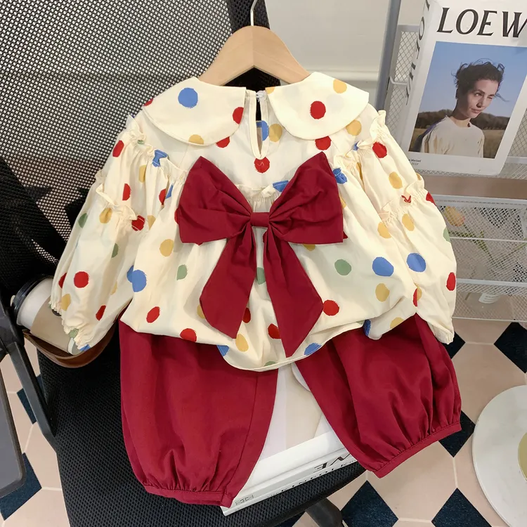 女童套装秋装2025新款洋气儿童上衣宝宝裤子小童衣服春秋季两件套