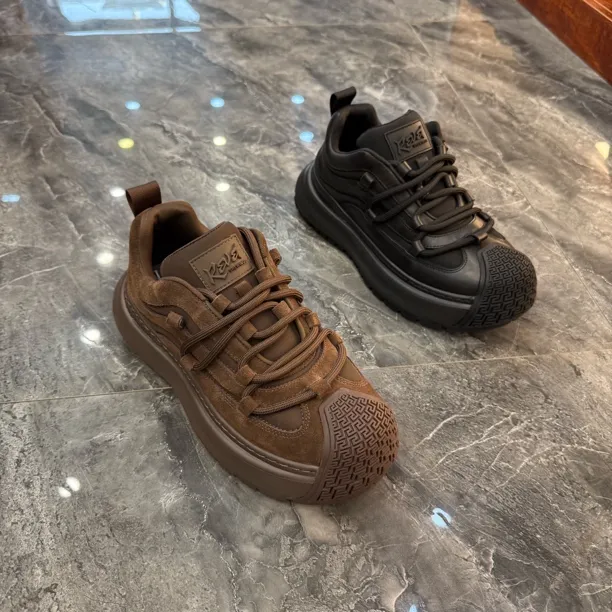 秋季新款纯皮休闲男鞋