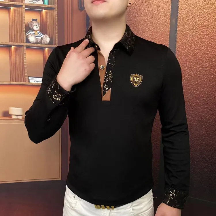《玄金领徽》秋季新款卫衣男士商务潮流时尚百搭套头长袖修身帅气