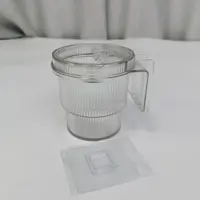 66020  细条纹漱口杯牙刷架