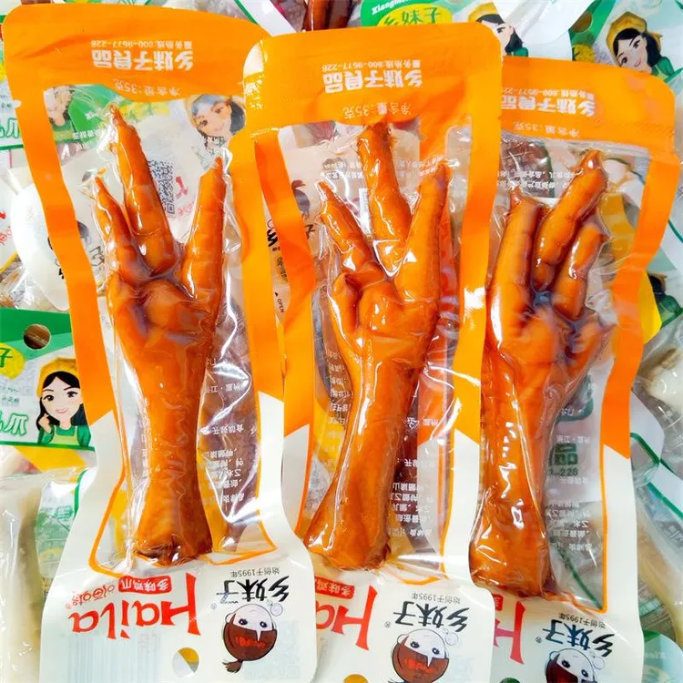 乡妹子多味鸡爪休闲解馋小零食香辣鸡爪子卤味泡椒凤爪食品小吃肉