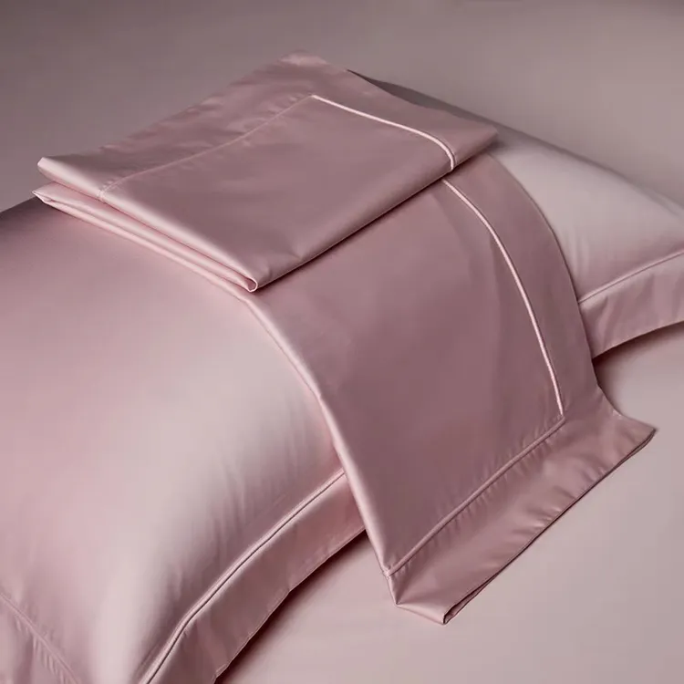 抑菌丝滑优等品成人床品套件160支枕套吸汗棉枕