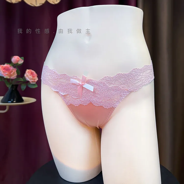 法式精致轻奢蕾丝内裤柔软丝滑迷人舒适亲肤三角裤高弹纯欲短裤女