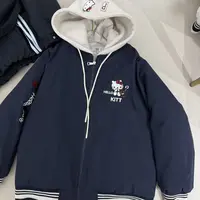SY潮童 25110假两件KT加棉风衣外套