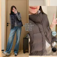 大叮自制【刚需三防】立领哑光新国标90白鸭绒磁吸扣羽绒马甲！S6348