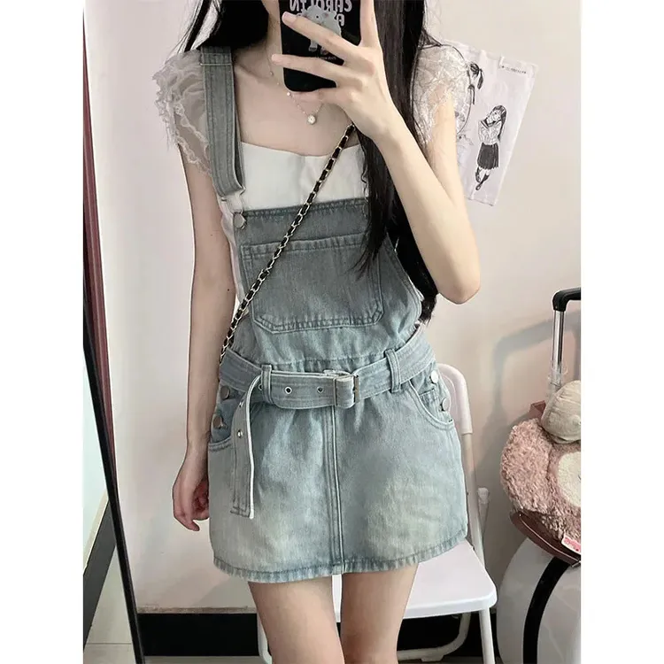 显瘦小个子复古时尚辣妹减龄韩版学生百搭老钱风女装多巴胺服装女
