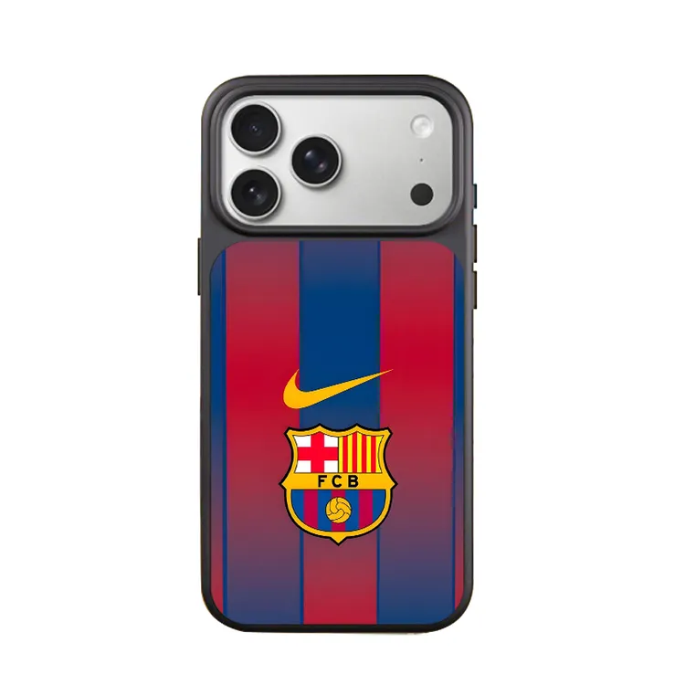 磁吸巴萨苹果17promax手机壳iphone16小众15小米14华为mate80