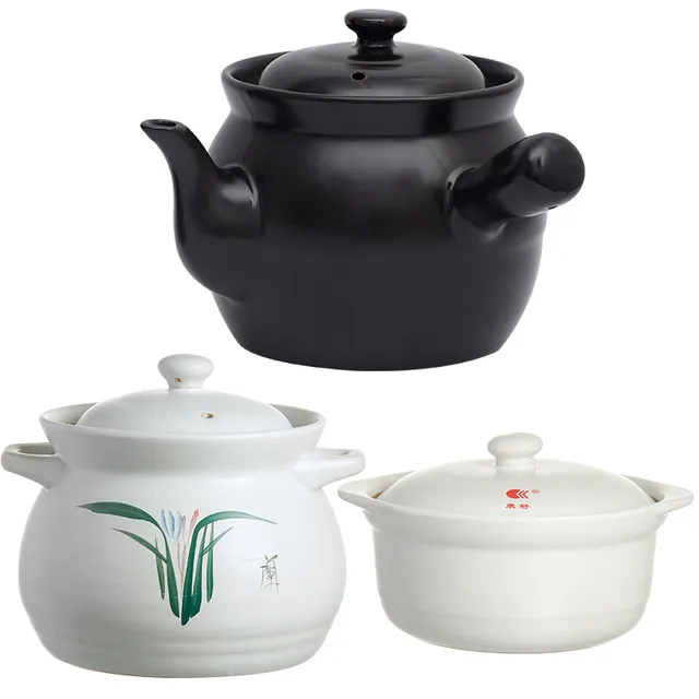 包邮 康舒砂锅煎药 药罐中药壶养生壶陶瓷熬药砂锅药煲煮药保健壶