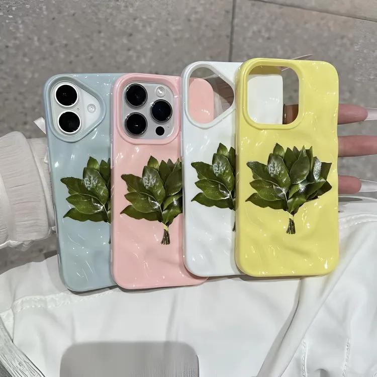 去晦气柚子叶适用iPhone17/15/14/13promax手机壳12/11防摔