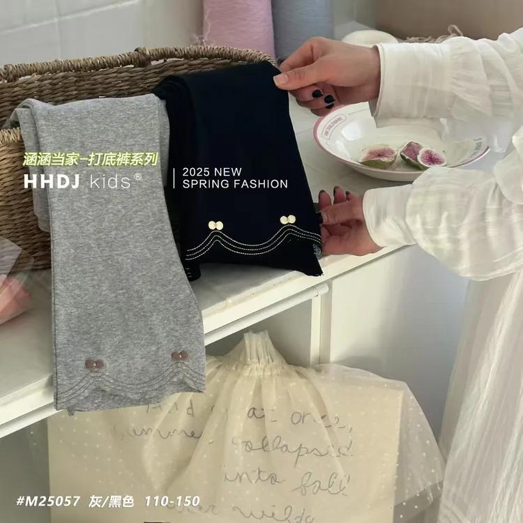 【涵涵当家中童】春夏款女童110-150码单里外穿时尚打底裤7-11岁