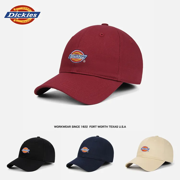 Dickies鸭舌帽男女同款软顶显脸小潮流休闲百搭时尚遮阳棒球帽