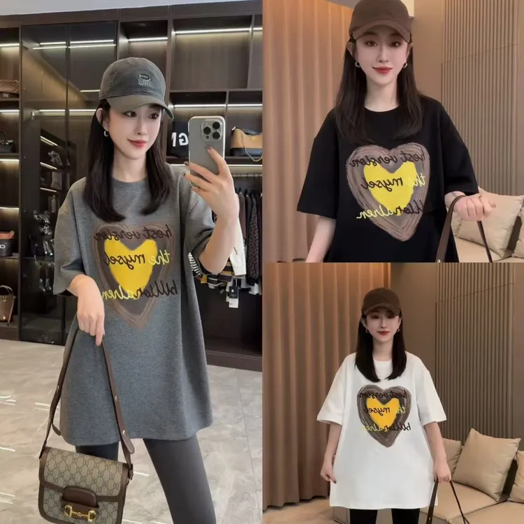 【CL·丽丽家】欧货休闲宽松字母爱心T恤洋气打底大衫1525