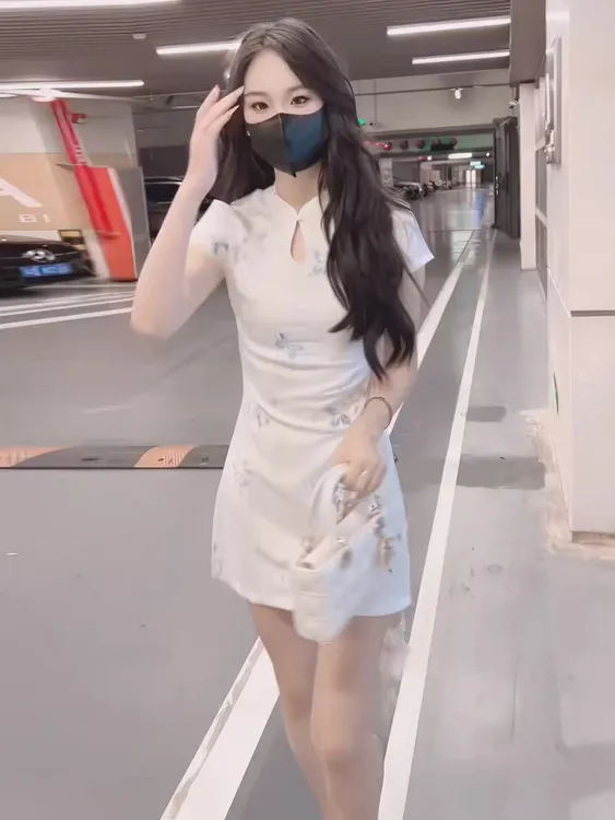 新中式国风女装夏季新款流行爆款收腰显瘦旗袍酷飒风女装高级感