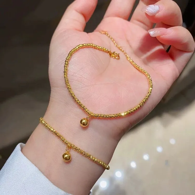 铜合金手链 S-28-轻奢蹦迪珠有求必应ins超闪百搭精致手链