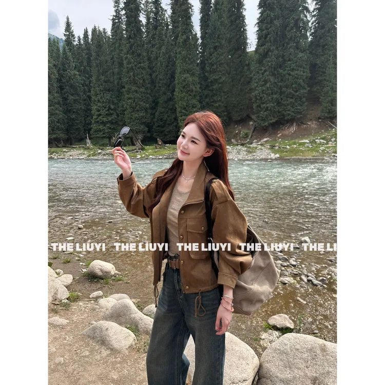 【LIUYI】新款雅丹风设计感外套57281