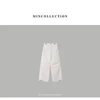 DE Mincollection口袋工装裤/复古直筒可调节扣休闲工装裤55048