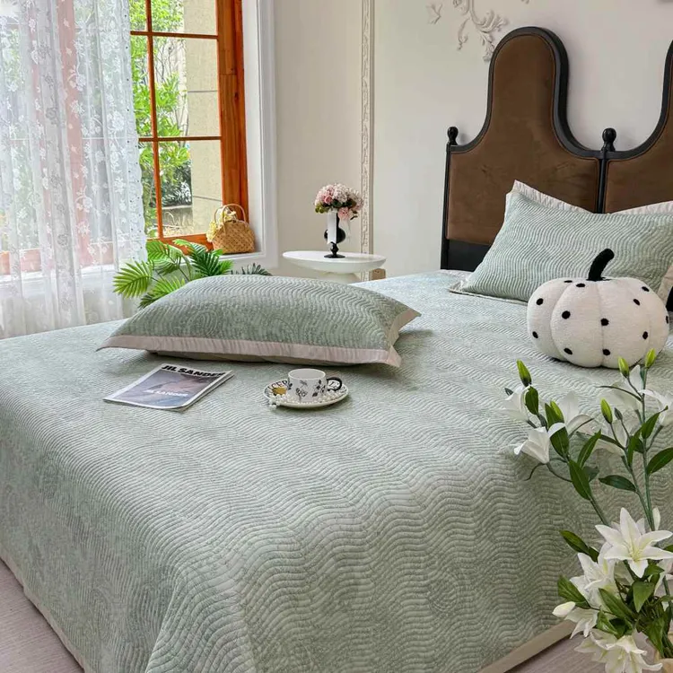 【梦境】2025新款双面莫代尔凉感席 空调软凉席绗缝床盖