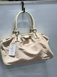 95新 LouisVuitton/路易威登 夏七中古/lv 粉丹宁单肩包/c480