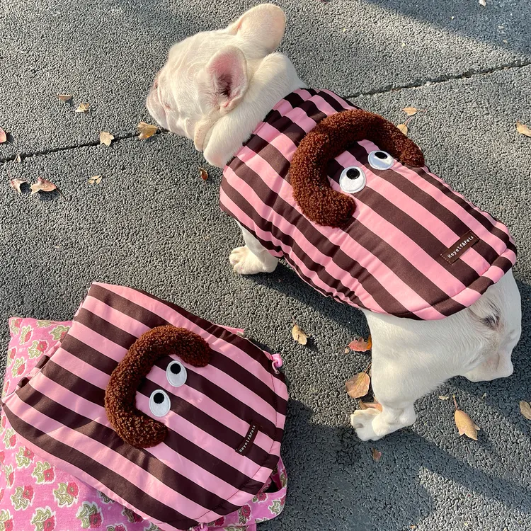 HeyElf狗狗棉服法斗巴哥棉衣比熊泰迪马甲雪纳瑞可卡冬装宠物外套