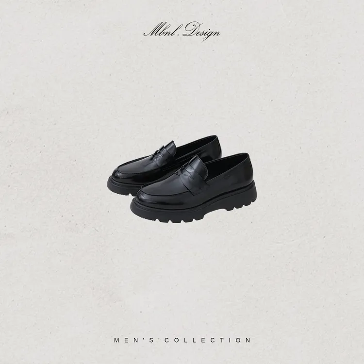 MBNL-F「British Style」秦磊男装小牛皮英伦腔调乐福鞋LL-WXZ9031