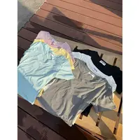 【陈碗饭】春季新款V领女装休闲运动百搭纯领短袖T恤038