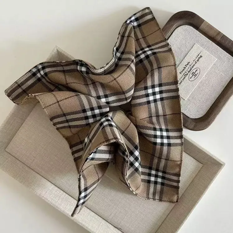 2025秋冬格子发圈