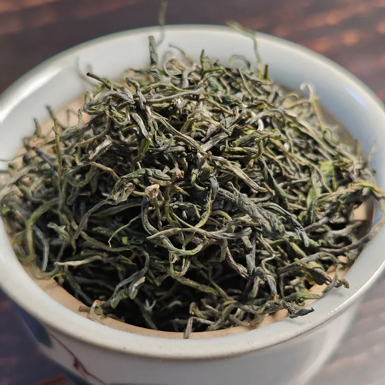 黄山毛峰新茶绿茶古法工艺揉捻型毛峰滋味醇厚回甘明显