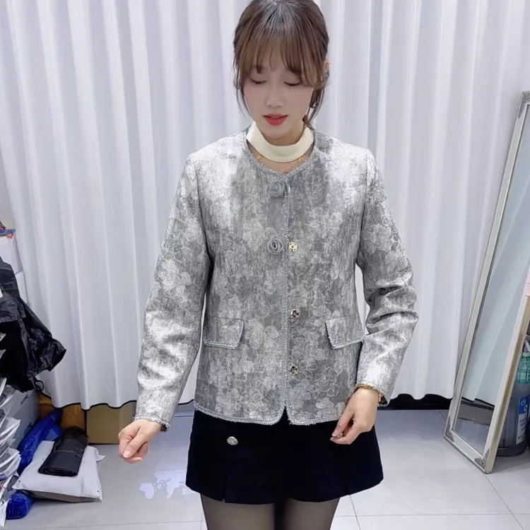 小香风外套气质国风开衫女装上衣春秋