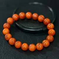 【师老师督造0822-25】28g凉山南红圆珠手串约10mm 微沁